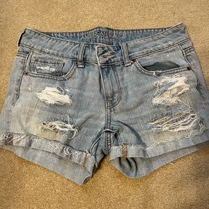 American Eagle Distressed shorts.  Size 4.